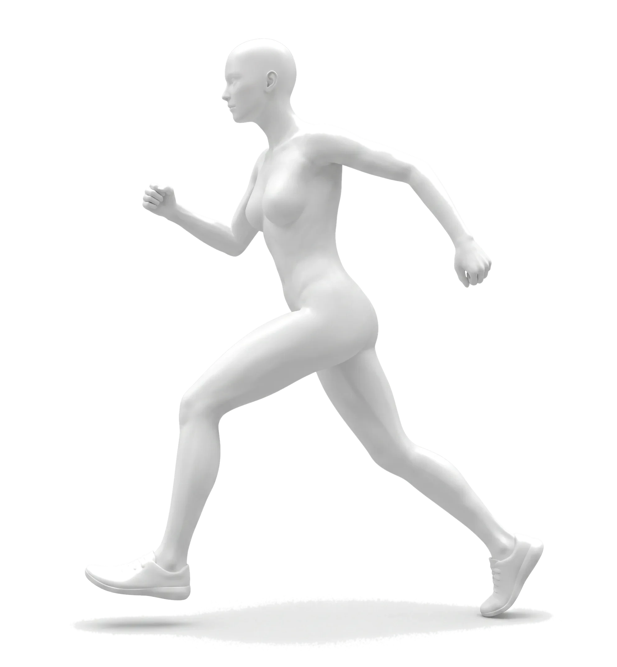 Body model showing treatment areas